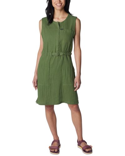 Columbia Holly Hideaway Breezy Cotton Dress - Green