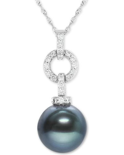 Macy's Black Tahitian Pearl (10mm - White