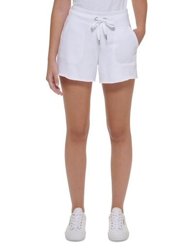 Calvin Klein Performance Ribbed Waistband Shorts - White