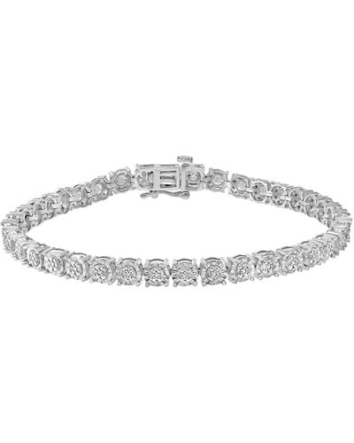 Effy Effy Diamond Tennis Bracelet (1/4 Ct. T.w. - Metallic