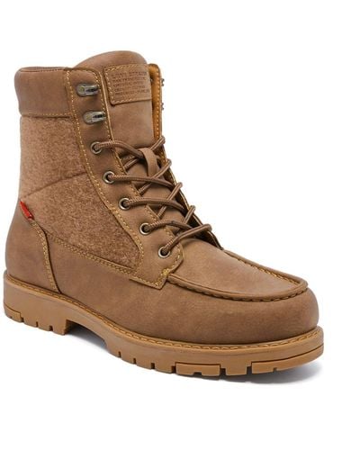 Levi's Arizona Moc Neo Lace-up Boots - Brown