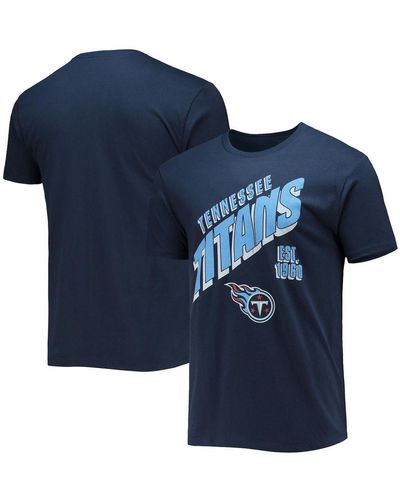 Men's Junk Food Navy Tennessee Titans Marvel T-Shirt