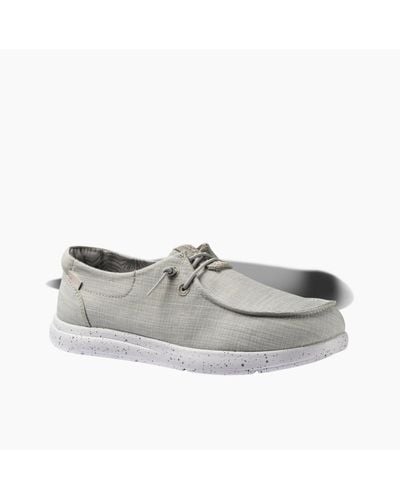Reef Cushion Coast Lace-up Loafer Sneakers - Gray