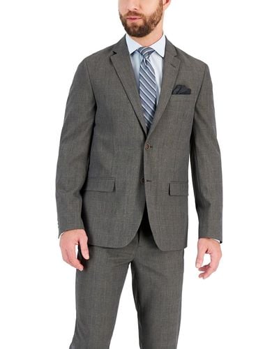 Vince Camuto Slim-fit Spandex Super-stretch Suit Jacket - Gray