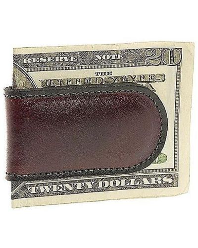 Bosca Old Collection-magnetic Money Clip - Gray