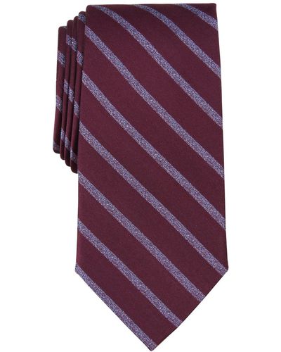 Michael Kors Bahr Stripe Tie - Purple