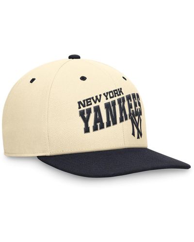Nike Navy/white New York Yankees Evergreen Two-tone Snapback Hat - Natural