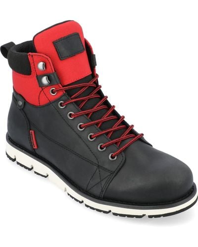 Territory Slickrock Tru Comfort Foam Lace-up Water Resistant Ankle Boots - Black