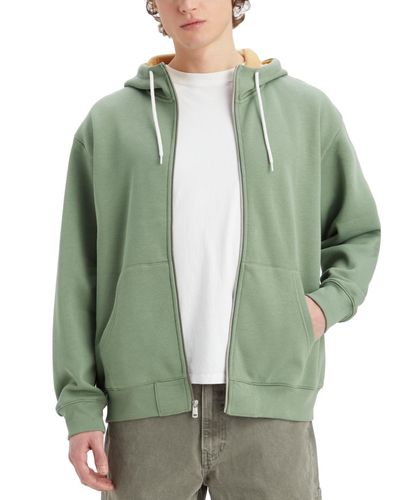 Levi's Full-zip Workwear Hoodie - Green