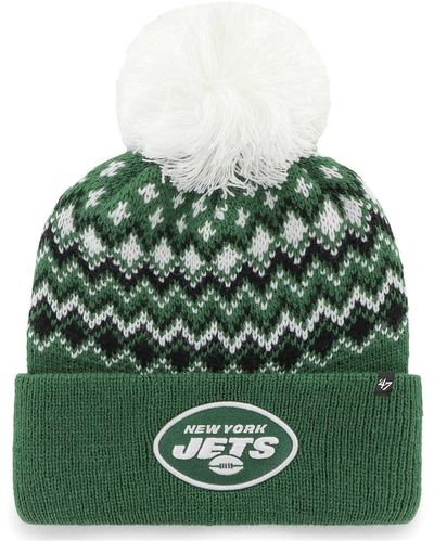 '47 New York Jets Elsa Cuffed Knit Hat - Green