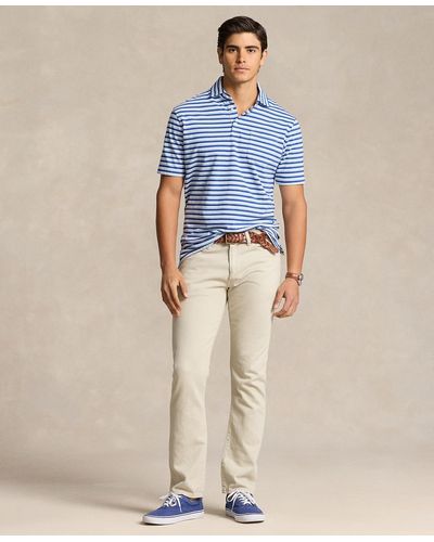 Polo Ralph Lauren Varick Slim Straight Garment-dyed Jeans - Blue