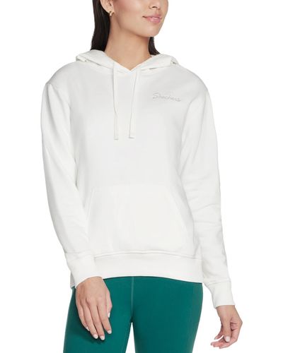 Skechers Signature Pullover Hoodie - White