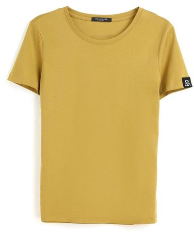 Bellemere New York Bellemere Grand Crew-neck Cotton T-shirt - Yellow