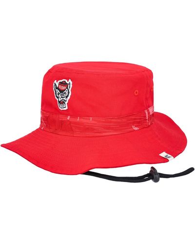 Colosseum Athletics Nc State Wolfpack What Else Is New? Bucket Hat - Red