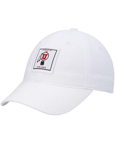 Black Clover Utah Utes Dream Adjustable Hat - White