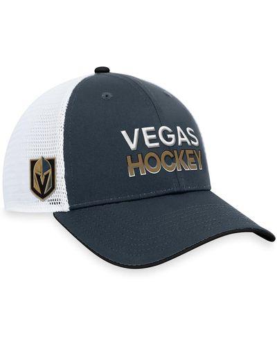 Fanatics Vegas Golden Knights Rink Trucker Adjustable Hat - Blue