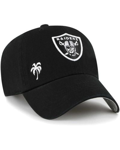 '47 Las Vegas Raiders Confetti Icon Clean Up Adjustable Hat - Black