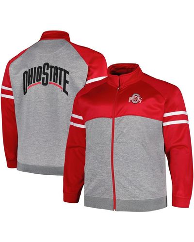 Profile Ohio State Buckeyes Fleece Full-zip Jacket - Red