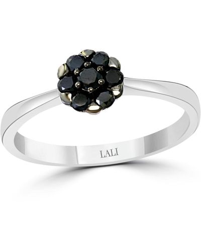 Lali Jewels Black Diamond (1/4 Ct. T.w. - White
