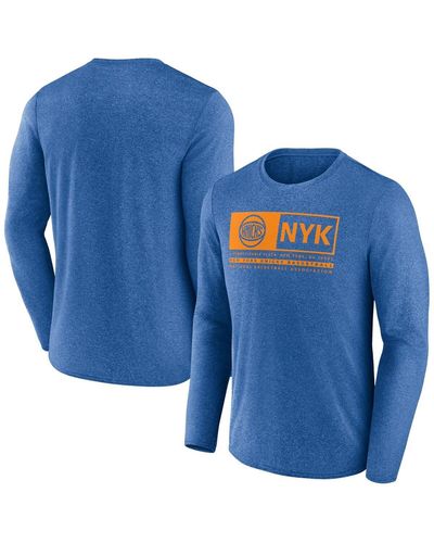 Fanatics New York Knicks Three-point Play T-shirt - Blue