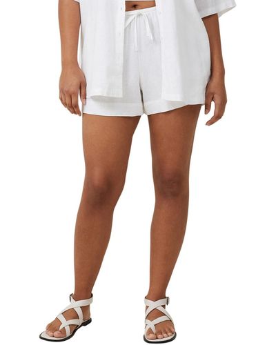 Cotton On Haven Pull-on Shorts - White