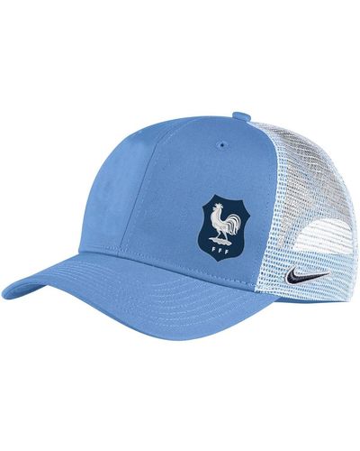 Nike France National Team Classic99 Trucker Snapback Hat - Blue