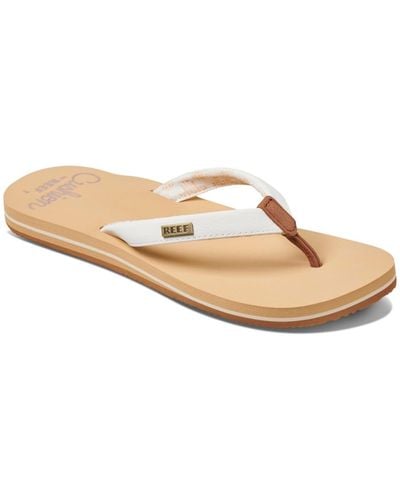 Reef Cushion Sands Flip Flop Sandals - White