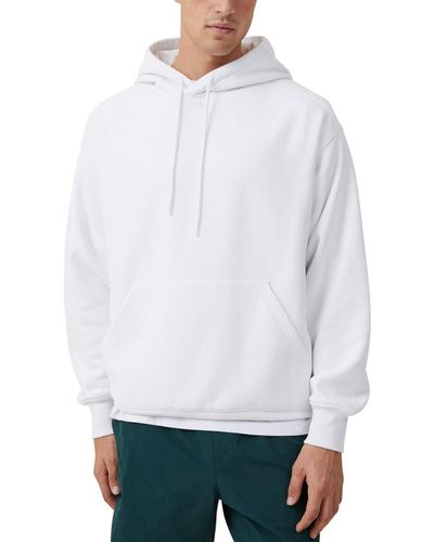 Cotton On Oversized Hooded Sweater - White