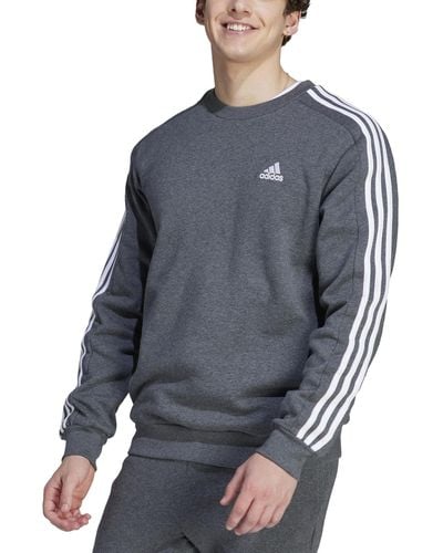 adidas Essentials Fleece 3-stripes Sweatshirt - Blue