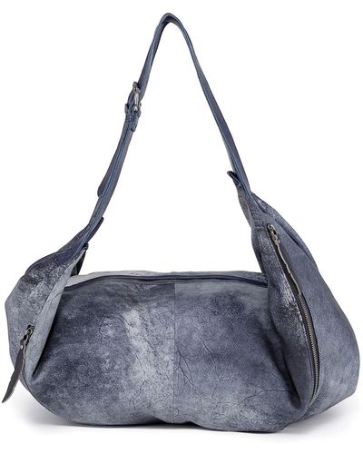 Old Trend Genuine Leather Dorado Hobo Convertible Backpack - Gray
