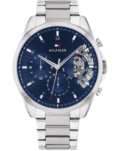 Tommy Hilfiger Chronograph Stainless Steel Bracelet Watch 44mm - Multicolor