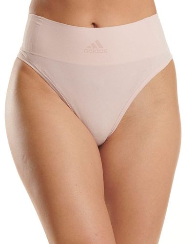 adidas Intimates 720 Degree Stretch Thong Underwear 4a1h01 - Natural