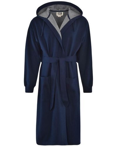 Hanes Hanes 1901 Athletic Hooded Fleece Robe - Blue