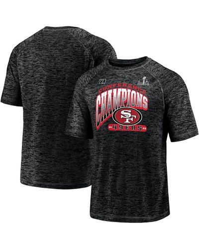 Fanatics San Francisco 49ers 2023 Nfc Champions Hail Mary T-shirt - Black