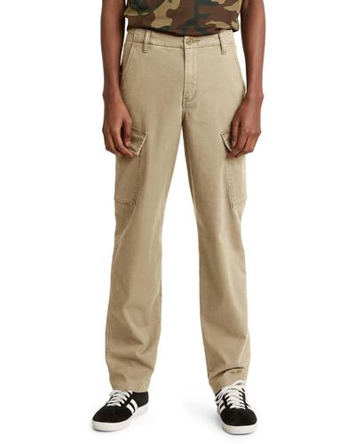 Levi's Men Xx Standard Taper Relaxed Fit Cargo Pants - Natural