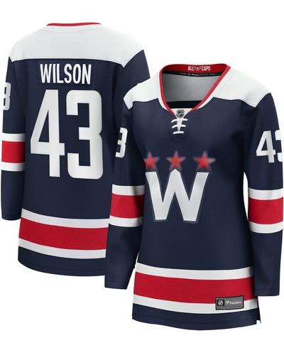 Fanatics Tom Wilson Washington Capitals Alternate 2020/21 Premier Breakaway Player Jersey - Blue
