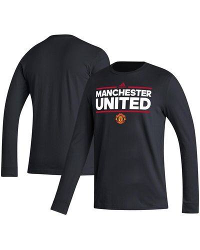 adidas Manchester United Aeroready Dassler Long Sleeve T-shirt - Blue