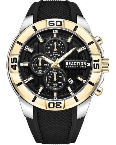 Kenneth Cole Dress Sport Silicon Strap Watch - Black