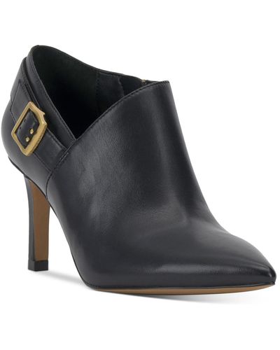 Vince Camuto Kreitha Pointed-toe Buckled Dress Booties - Black