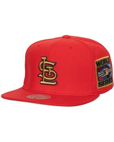 Mitchell & Ness St. Louis Cardinals Champ'd Up Snapback Hat - Red