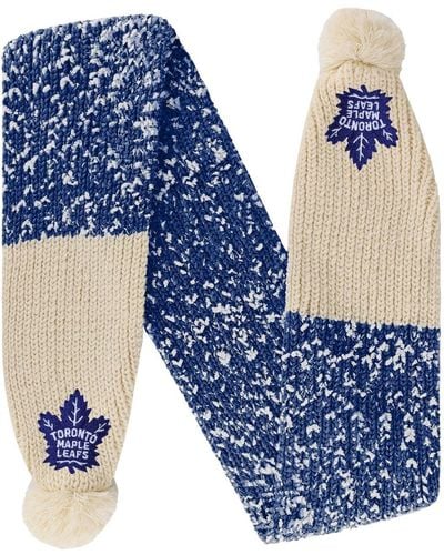 FOCO Toronto Maple Leafs Confetti Scarf - Blue