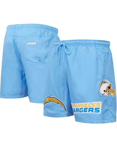Pro Standard Los Angeles Chargers Woven Shorts - Blue
