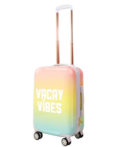 Macbeth Collection 21" Vacay Vibes Hardside Spinner Suitcase - Pink