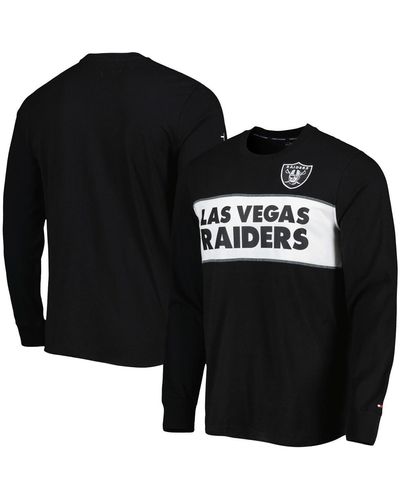 Tommy Hilfiger Las Vegas Raiders Peter Team Long Sleeve T-shirt - Black