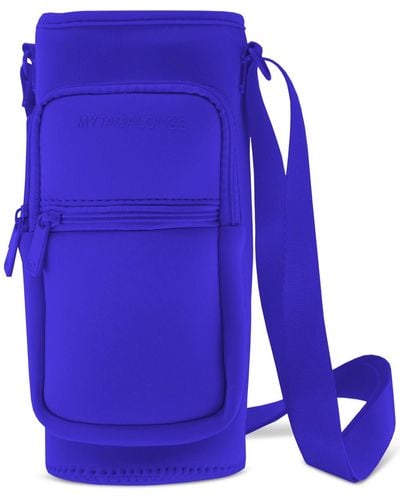 MYTAGALONGS Everleigh Neoprene Water Bottle Carrier - Blue