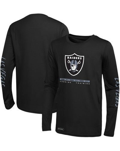 Outerstuff Las Vegas Raiders Agility Long Sleeve T-shirt - Black