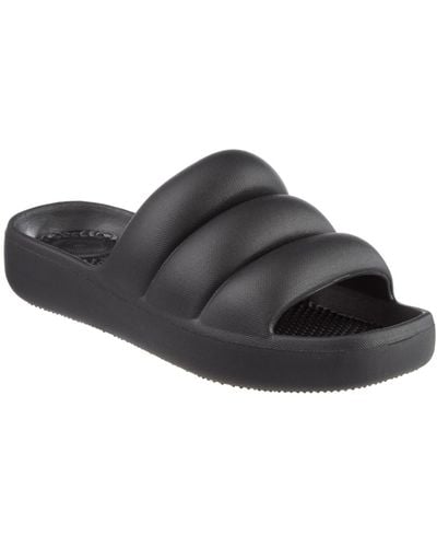 Totes Molded Puffy Slide - Black