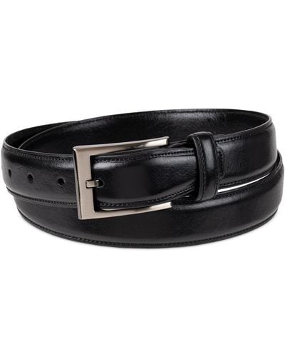Alfani Edge Stitched Belt - Black
