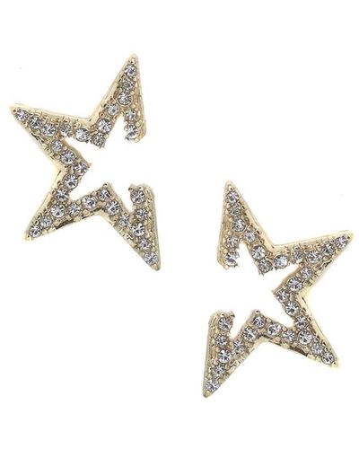 Ettika Star Light Earrings - Metallic