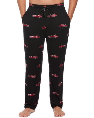 Perry Ellis Ultralux Pajama Pants - Black